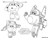 Kolorowanki Super Wings do druku | Pobierz lub wydrukuj za darmo