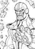 Kolorowanki Thanos do druku | Pobierz lub wydrukuj za darmo