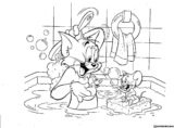 Kolorowanki Tom i Jerry do druku | Pobierz lub wydrukuj za darmo