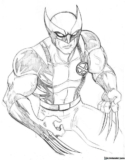 Kolorowanki Wolverine do druku | Pobierz lub wydrukuj za darmo