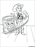 Kolorowanki Woody Toy Story do druku | Pobierz lub wydrukuj za darmo