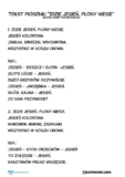 Tekst piosenki „Idzie jesień”. PDF do druku