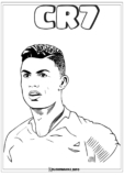 Kolorowanki Cristiano Ronaldo do druku