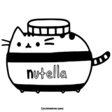 Kolorowanki Pusheen do druku | Pobierz lub wydrukuj za darmo