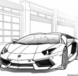 Kolorowanki Lamborghini do druku | Pobierz lub wydrukuj za darmo