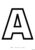 Litera A do druku