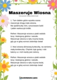 Maszeruje wiosna tekst piosenki do druku w PDF