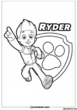 Ryder kolorowanki do druku