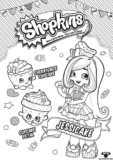Kolorowanki Shopkins. Kolorowanka do druku dla dzieci